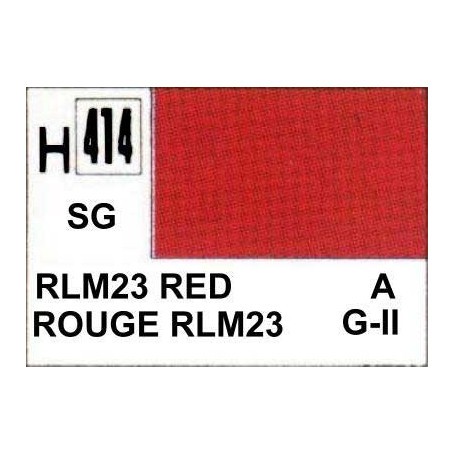 Vernice H414 Rosso satinato RLM 23