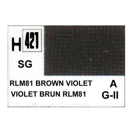 Vernice H421 Marrone viola satinato RLM81