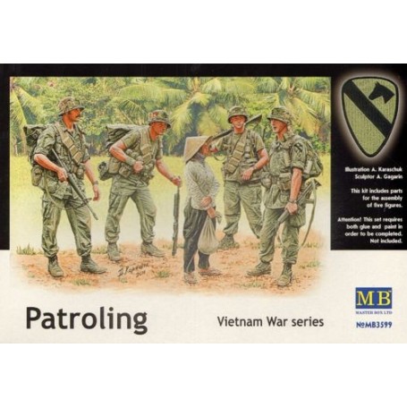 Figurini Patroling. Vietnam War Series