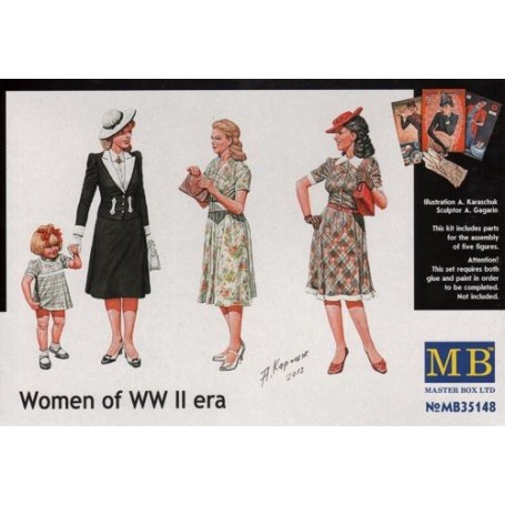 Figurini Women of WWII Era