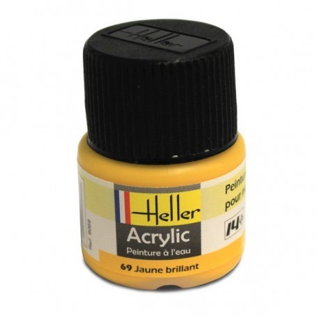 Pittura acrilica per modellini Gloss yellow acrylic 0.5 fl.oz 